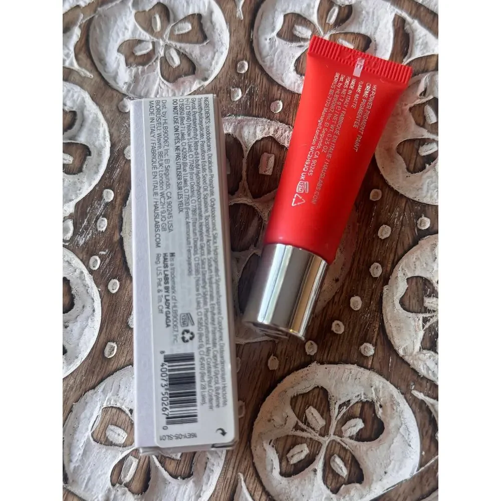 Haus Labs by Lady Gaga Hy-Power Pigment Paint Flame Matte Red 0.25 oz